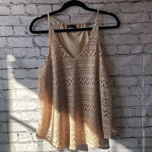 Love J Womens XL Boho V-neck Tank